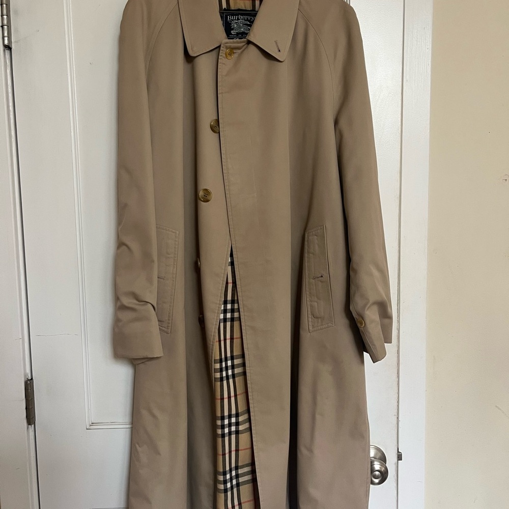 Burberry Tan Trench Coat for Men